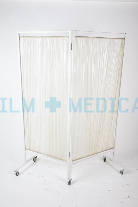 Hospital Screen with Vinyl Curtains 